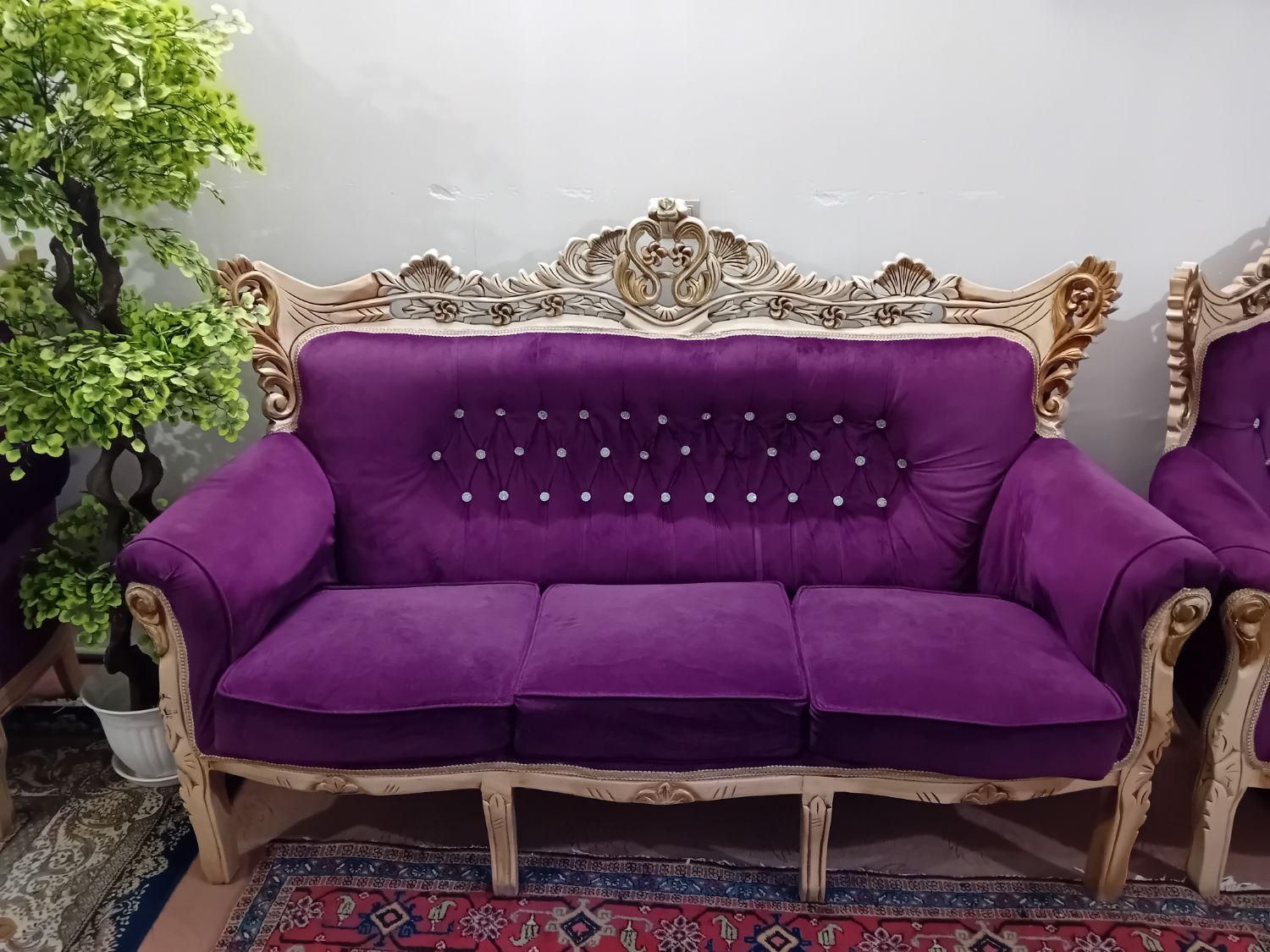 مبل ۹ نفره به همراه میزغذاخوری ۶ نفره|مبلمان خانگی و میز عسلی|اردبیل, |دیوار