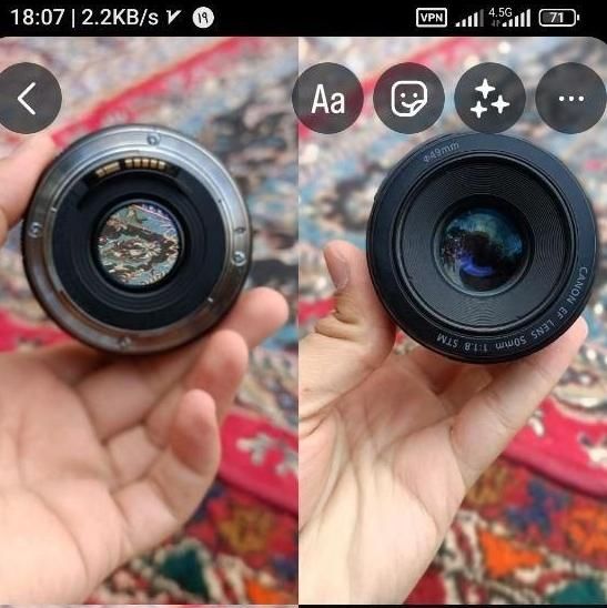 پنجاه فیکس 50f/1.8|دوربین عکاسی و فیلم‌برداری|تبریز, |دیوار