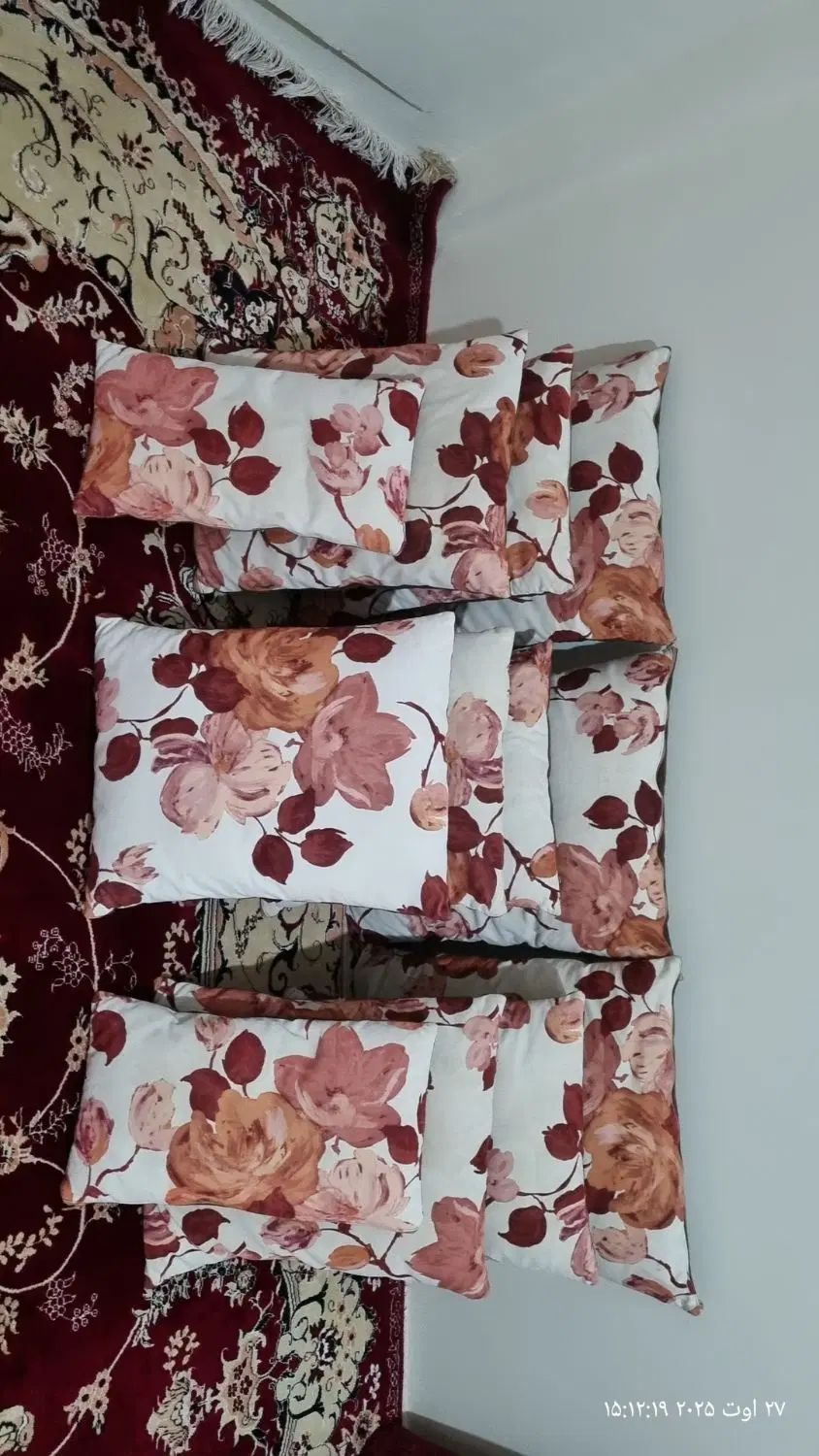 ده عدد کوسن جنس مخمل مبل مناسب مسافرت ۱۰۰۰،۰۰۰|رختخواب، بالش، پتو|بهمن, |دیوار
