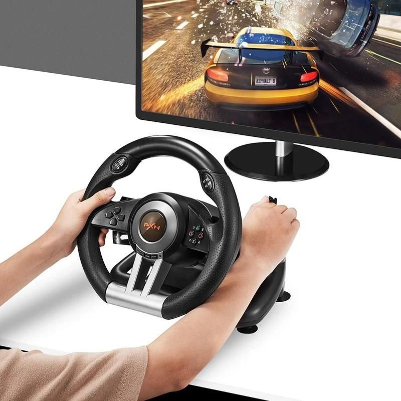 فرمان بازی 6 کاره  PC XBOX PS4 با دنده PXN V3 Pro|کنسول، بازی ویدئویی و آنلاین|مشهد, صیاد شیرازی|دیوار