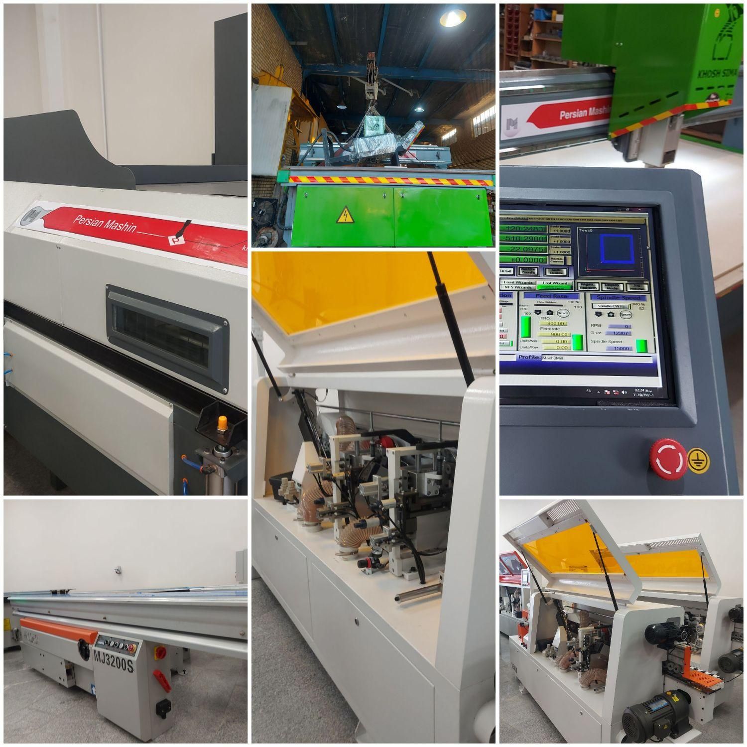 پانل بر دستگاه کات MDF * وکیوم ریلی طرح ترک|ماشین‌آلات صنعتی|اهواز, پردیس|دیوار