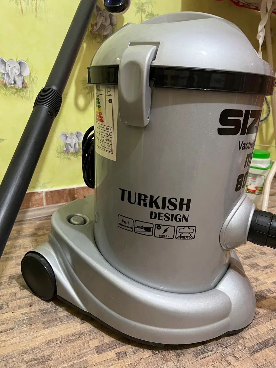 جاروبرقی سطلی Sizler MVC 8000|جاروبرقی، جارو شارژی، بخارشو|رشت, نامجو|دیوار