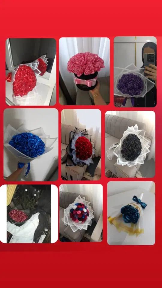 گل ربانی.دسته گل.تک شاخه.باکس گل|گل مصنوعی|تهران, خاوران|دیوار
