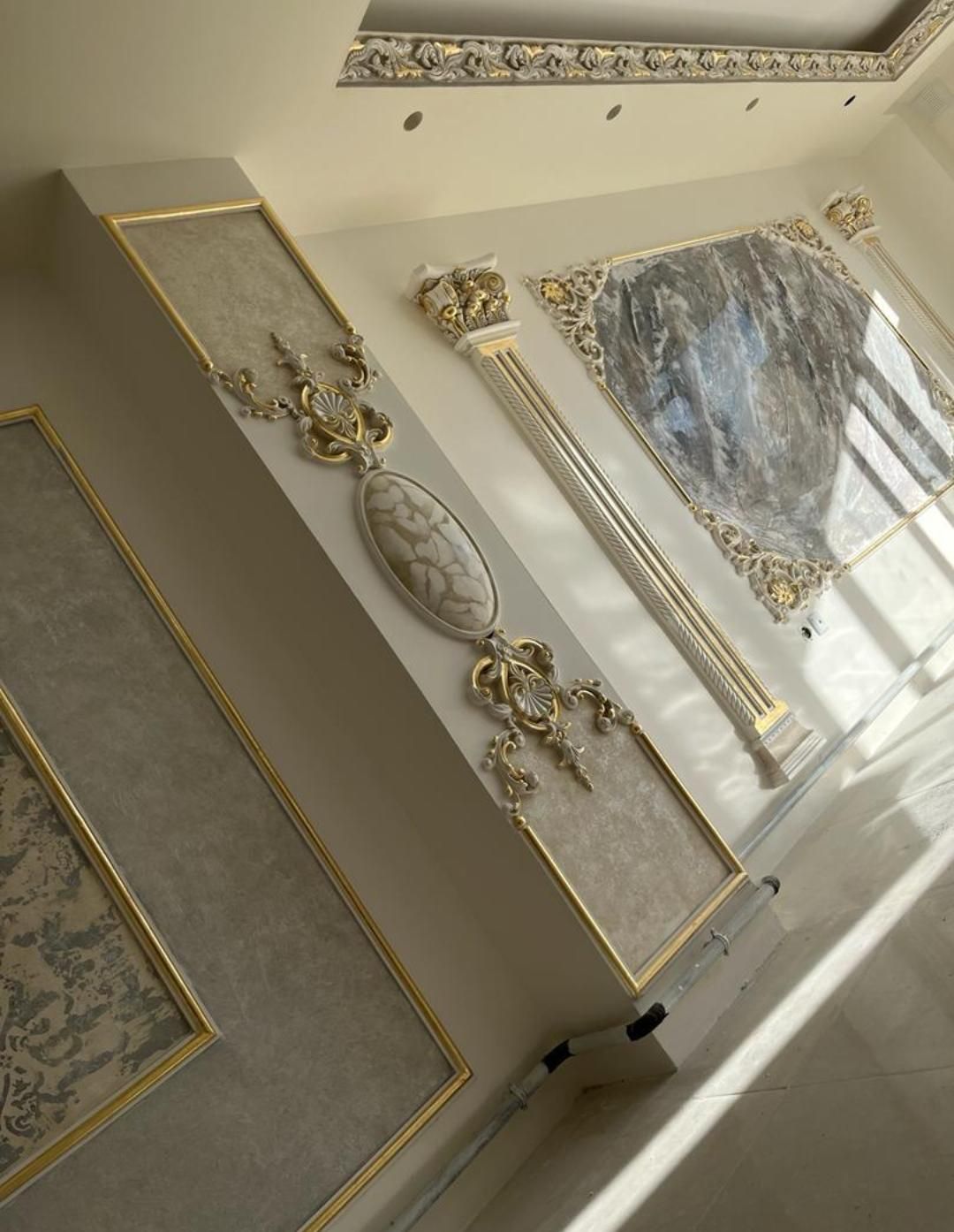 تولیدی گچبری پیش ساخته کاغذدیواری پارکت کناف۱۱ماه|خدمات پیشه و مهارت|تبریز, |دیوار