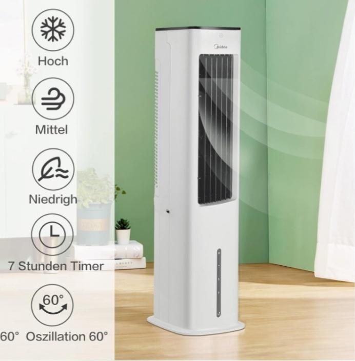 کولر آبی پرتابل سلولزی با محفظه یخ Midea مایدیا|کولر آبی|تهران, ایران|دیوار