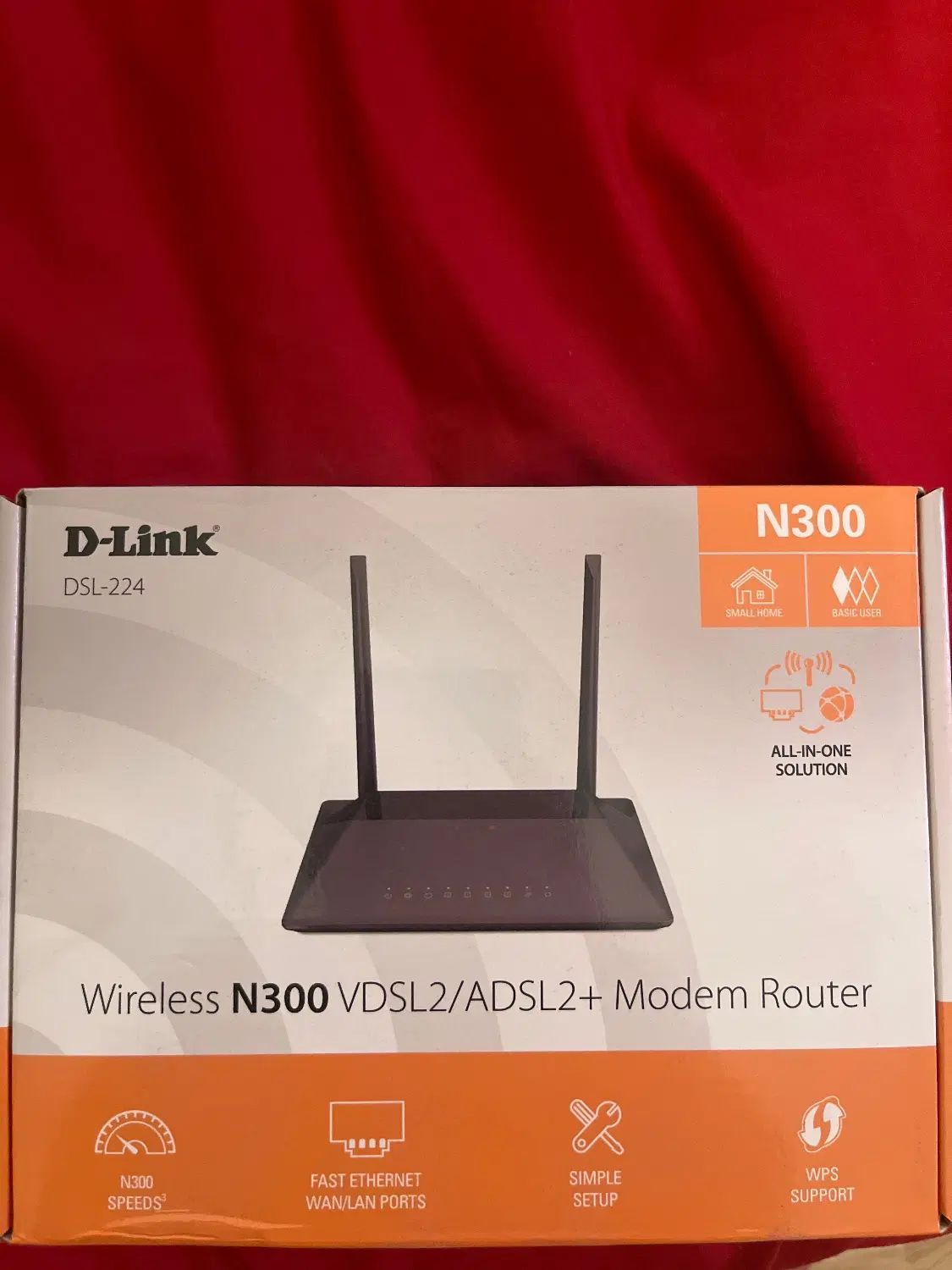 مودم dlink new dsl-224|مودم و تجهیزات شبکه|رشت, معلم|دیوار