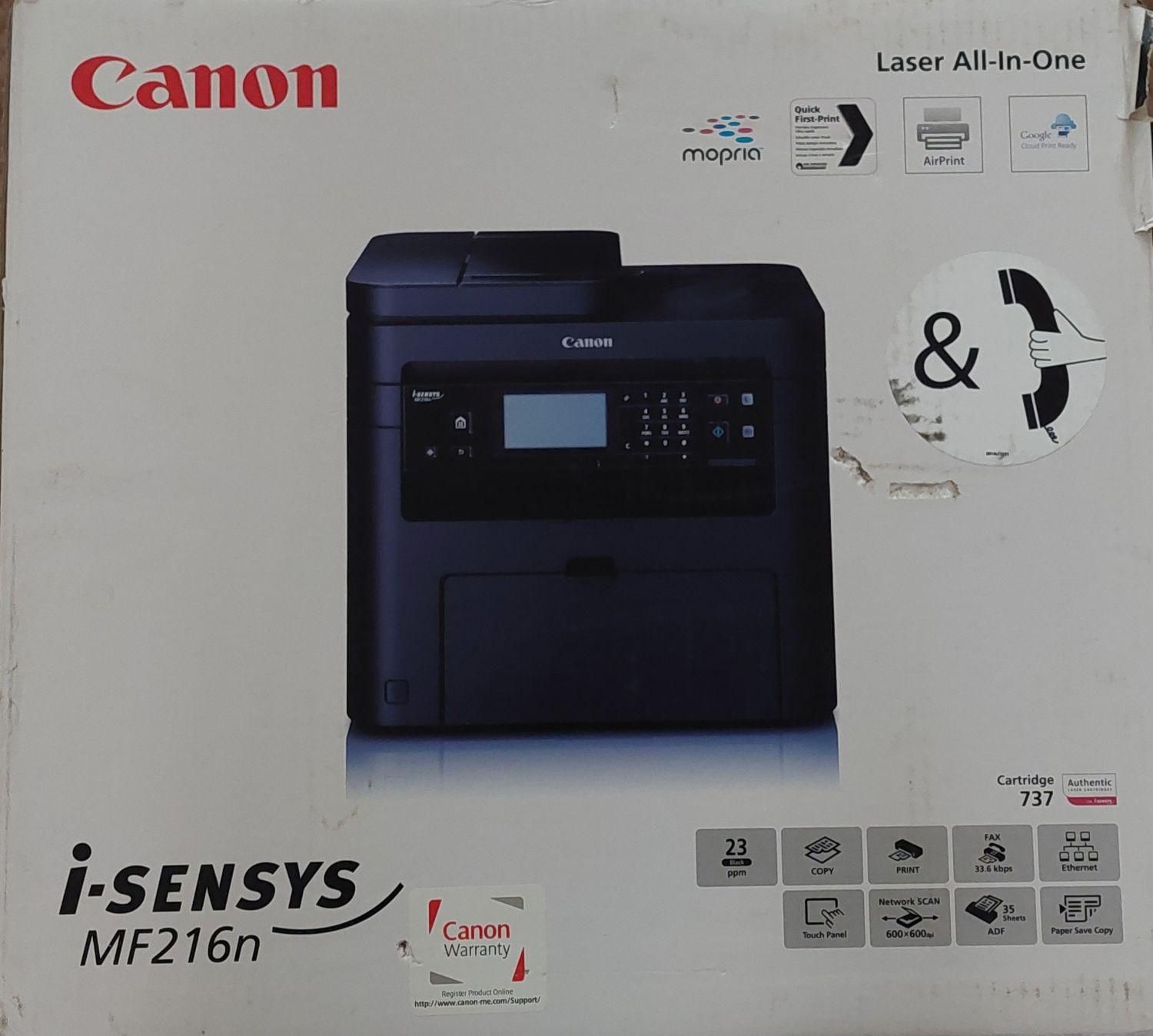پرینتر ۴ کاره ، canon MF216N|پرینتر، اسکنر، کپی، فکس|اصفهان, مرداویج|دیوار