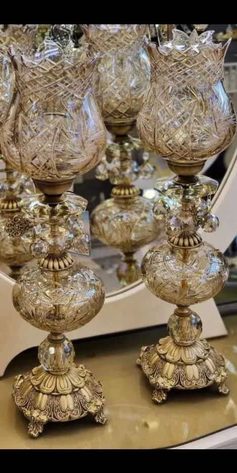 شمعدان و کشکول کریستال|صنایع دستی و سایر لوازم تزئینی|تهران, ائمه اطهار|دیوار