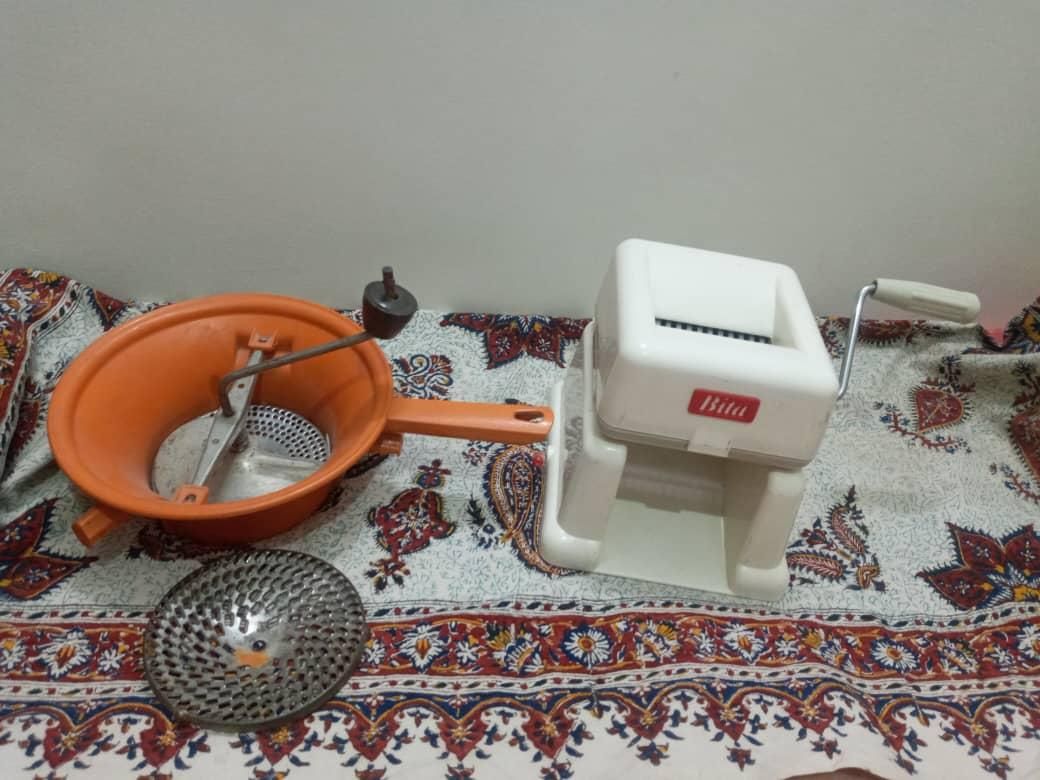 خمیر رشته کن و رنده دستی قدیمی|ظروف سرو و پذیرایی|اصفهان, شهرک کاوه|دیوار