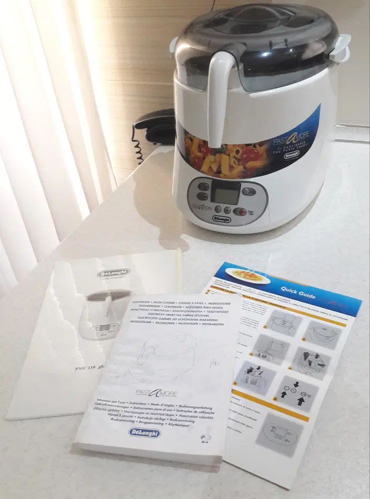 پاستاپز سفید خودکار ایتالیا Delonghi همراه راهنما|اجاق گاز و لوازم برقی پخت‌وپز|تهران, فرحزاد|دیوار