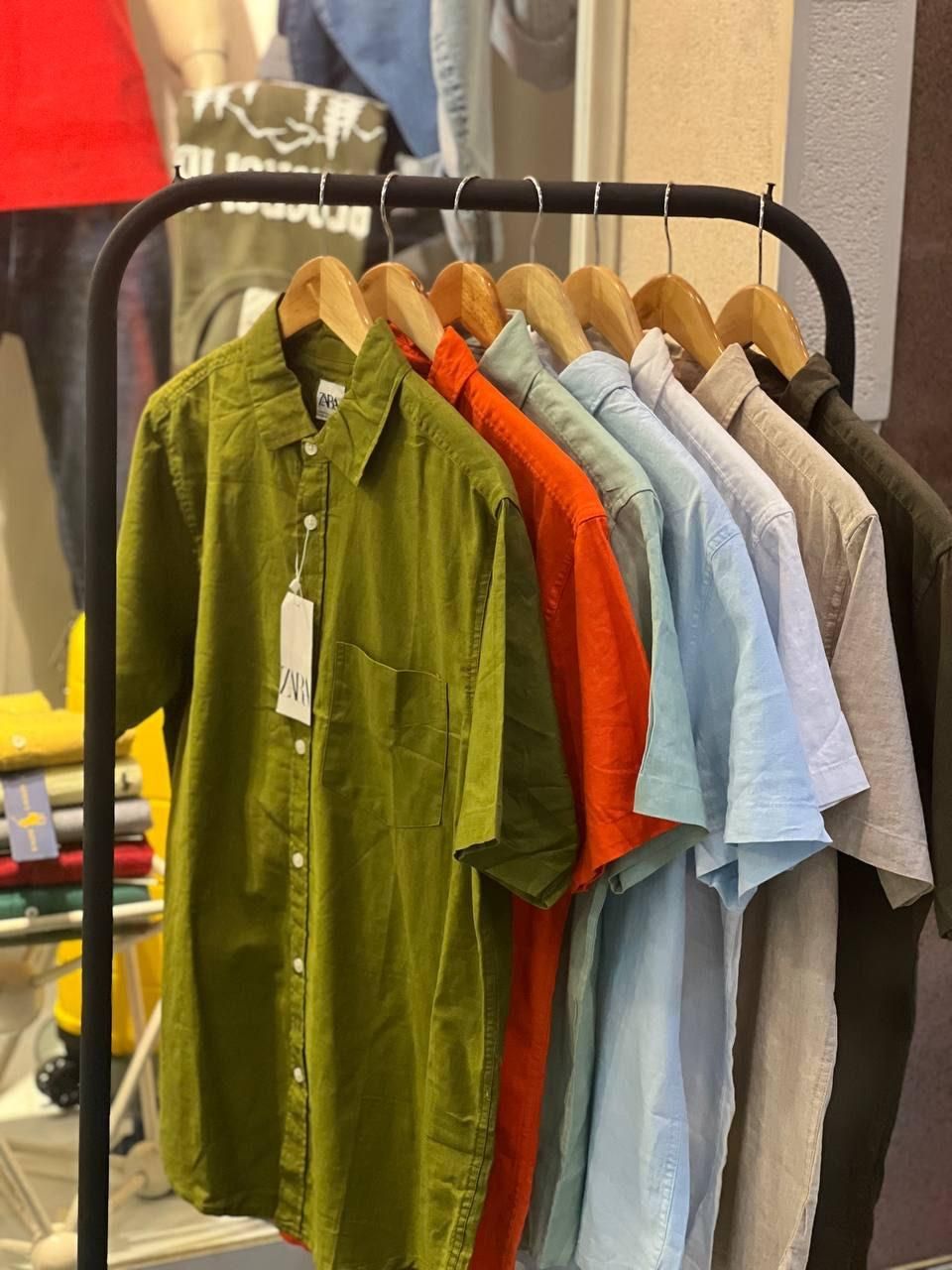 پیراهن لینن آستین کوتاه مردانه ZARA|لباس|تهران, آرژانتین|دیوار
