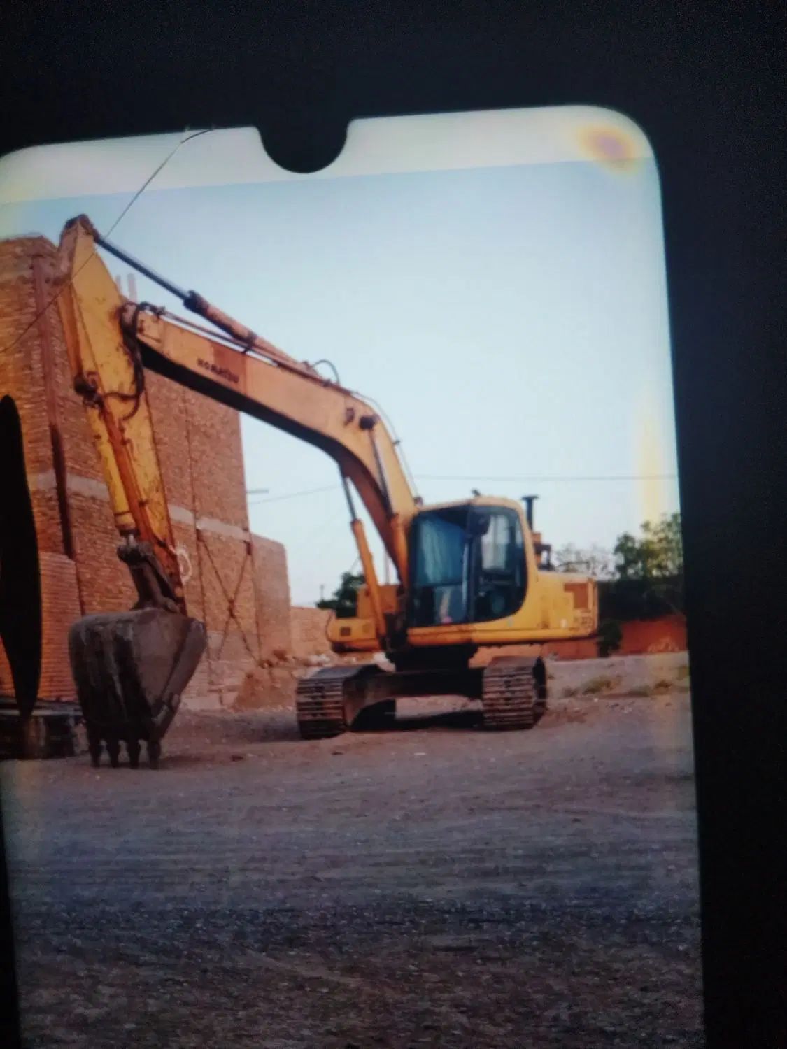 بیل میکانیکی۲۲۰ کوماتسو خط۶  باپیکورمدل۱۹۹۸|خودرو سنگین|تهران, استخر|دیوار
