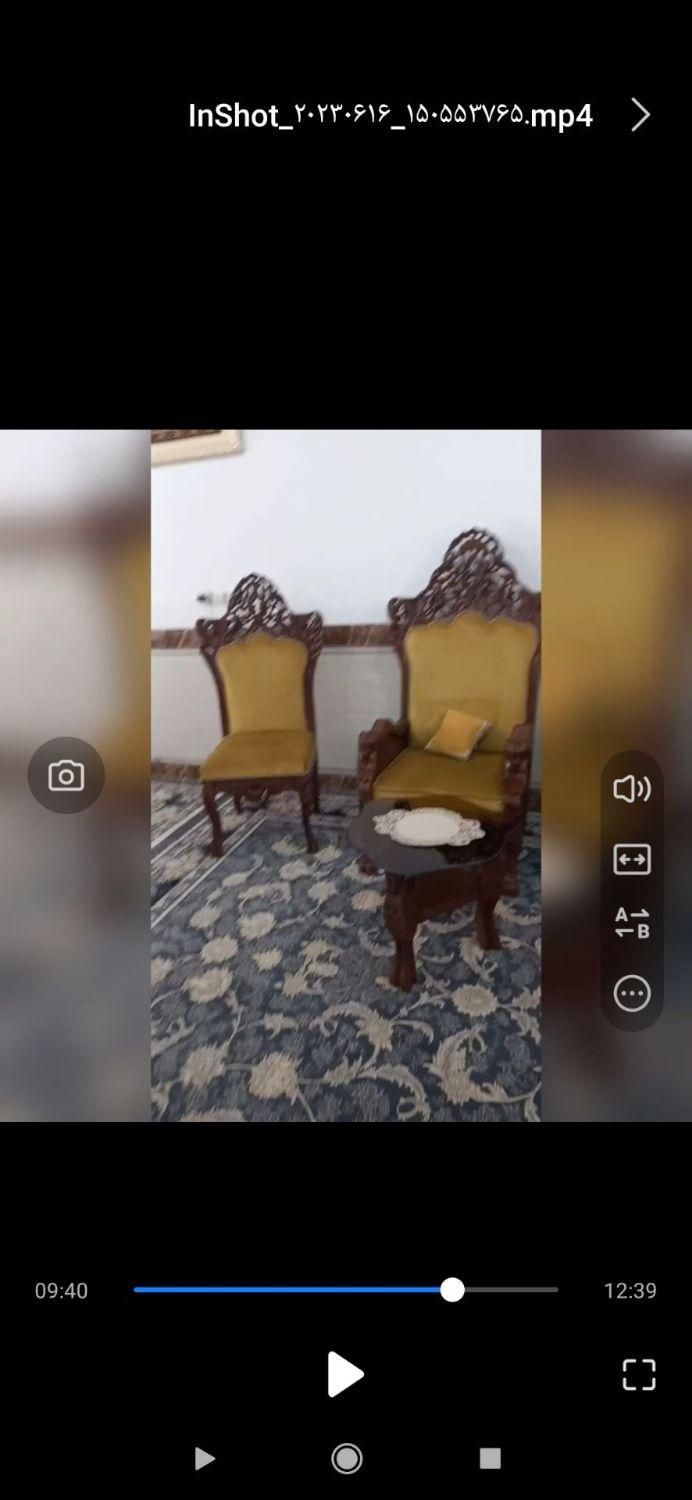 مبل با چوب گردو|مبلمان خانگی و میز عسلی|اصفهان, فیض|دیوار