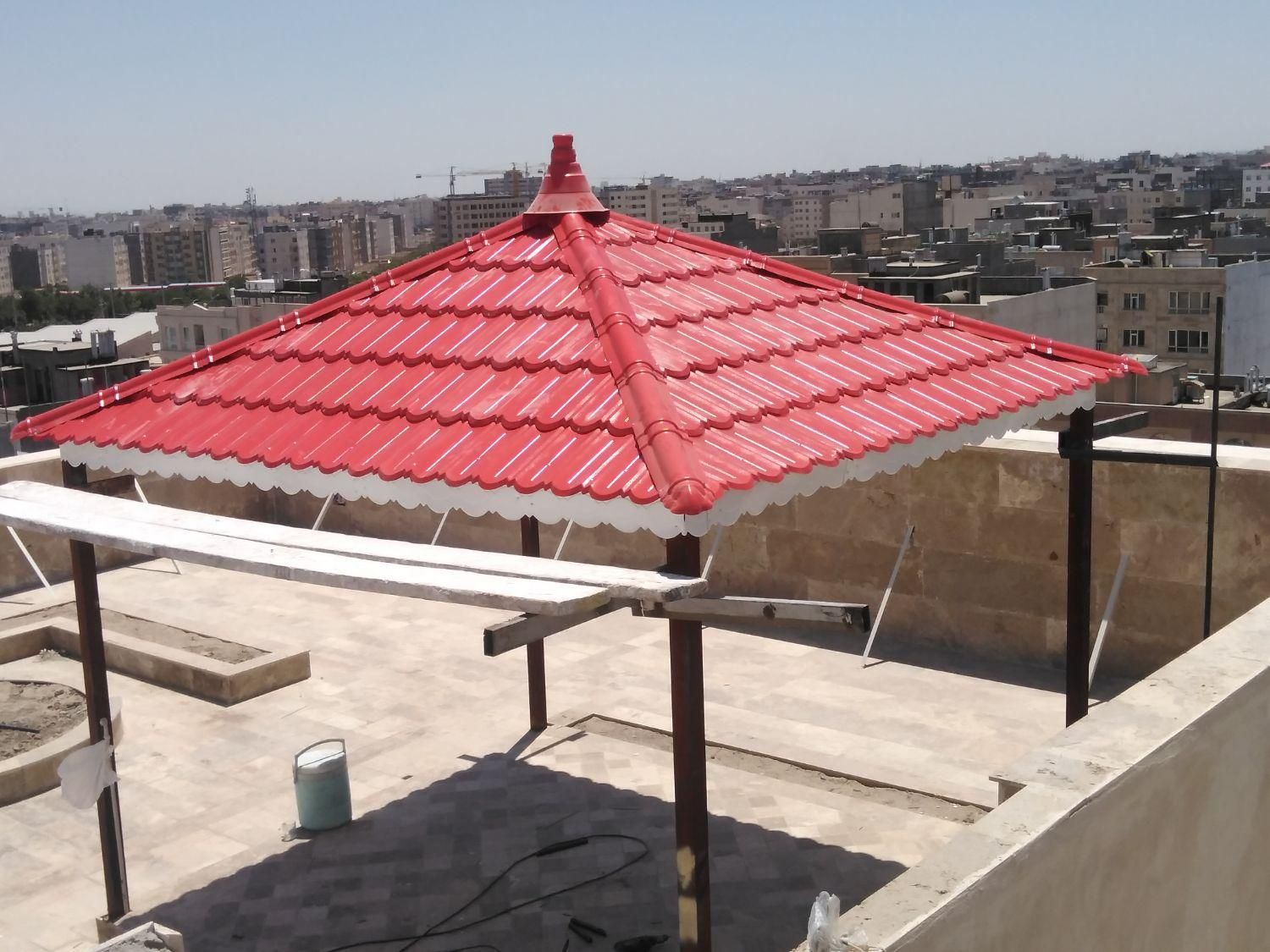 الاچیق سایبان سقف شیبدار سوله سردرب نرده جوشکاری|خدمات پیشه و مهارت|مشهد, توس (بلوار توس)|دیوار