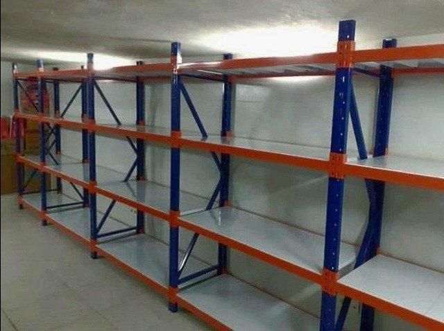 قفسه های آبی و نارنجی ایزی راک نیمه سنگین|فروشگاه و مغازه|اصفهان, عطار نیشابوری|دیوار