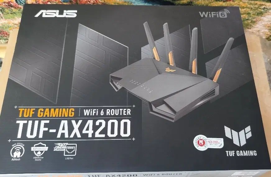 روتر Asus ax-4200|مودم و تجهیزات شبکه|مشهد, وکیل‌آباد|دیوار