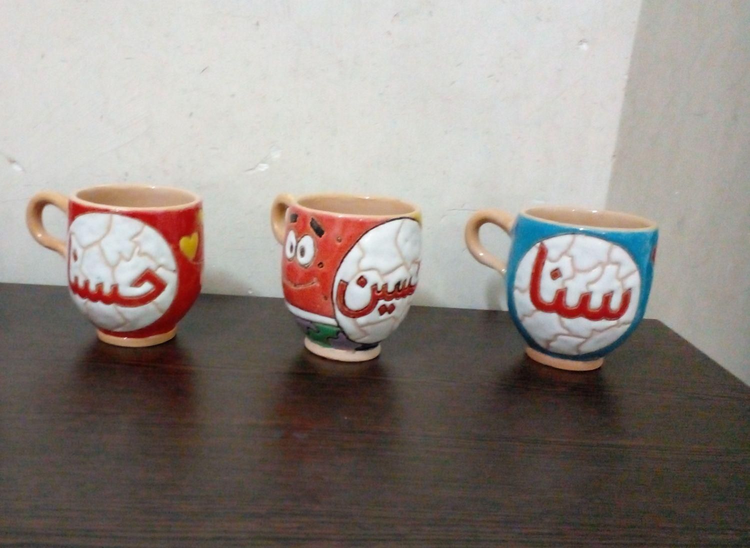 لیوان های میناکاری فانتزی|صنایع دستی و سایر لوازم تزئینی|یزد, |دیوار