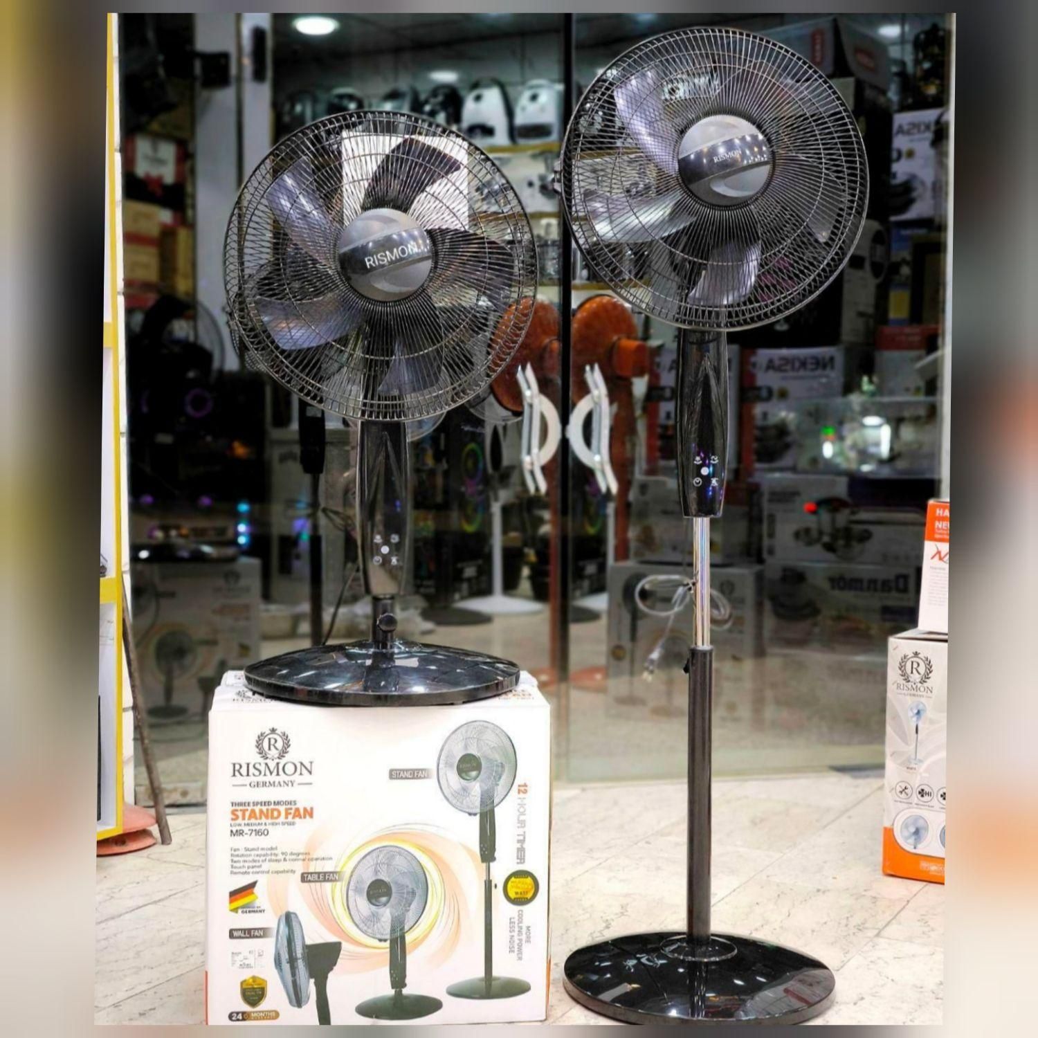 پنکه 3منظوره کنترلی 5پره16اینچ80W ریسمون 7160ضمانت|پنکه و تصفیه‌کنندهٔ هوا|مشهد, هفت تیر (آب و برق)|دیوار