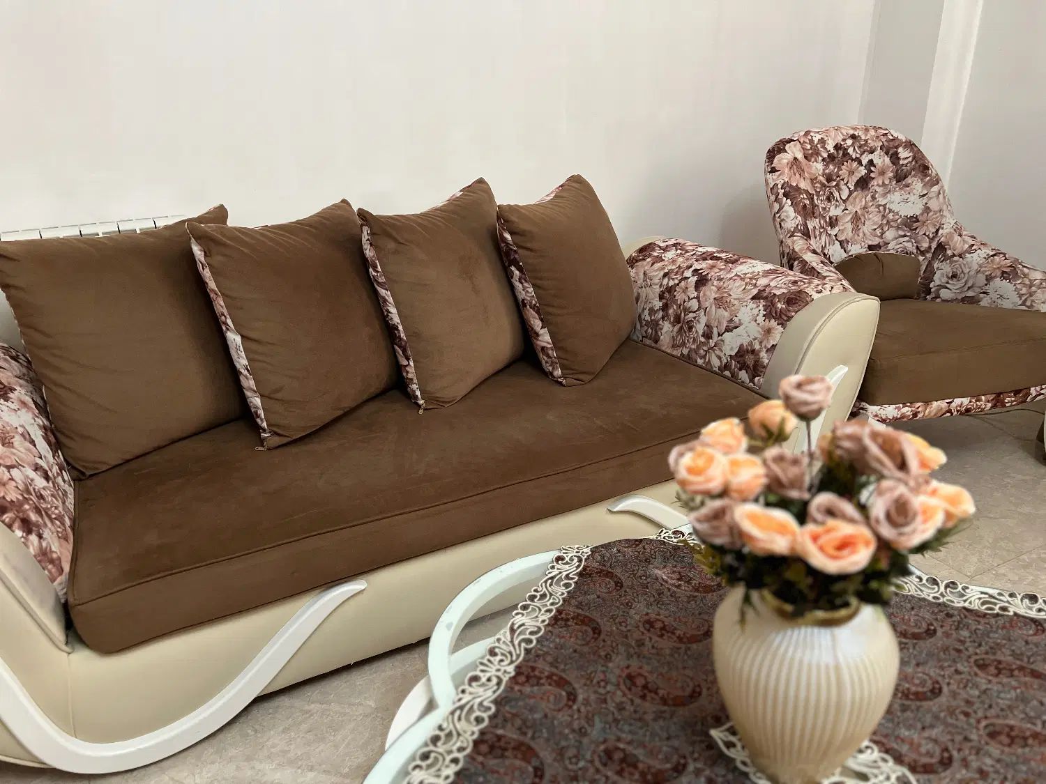 مبل ۷نفره راحتی|مبلمان خانگی و میز عسلی|رشت, دیانتی|دیوار
