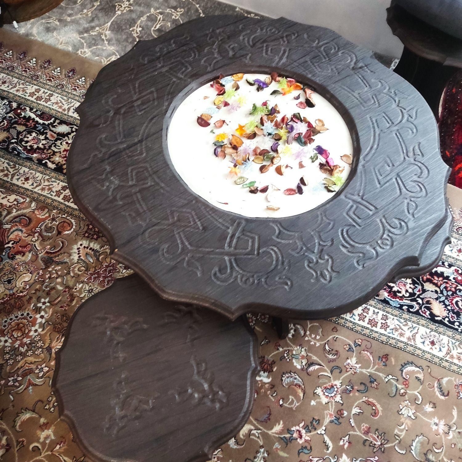 میز جلو مبلی و عسلی|مبلمان خانگی و میز عسلی|قزوین, |دیوار
