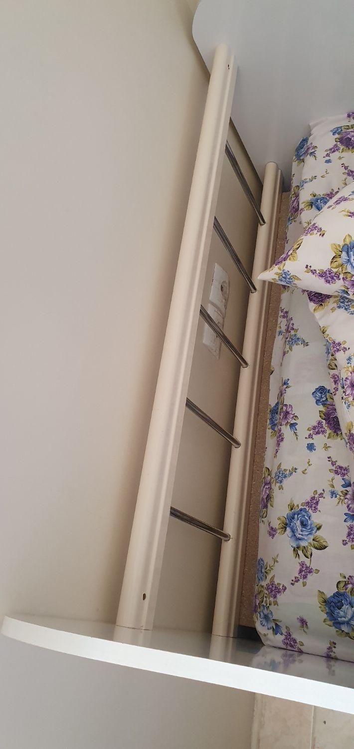 تخت  کنار مادر ۱۰۰*۸۰ همراه با تشک نو|تخت و صندلی بچه|تبریز, |دیوار