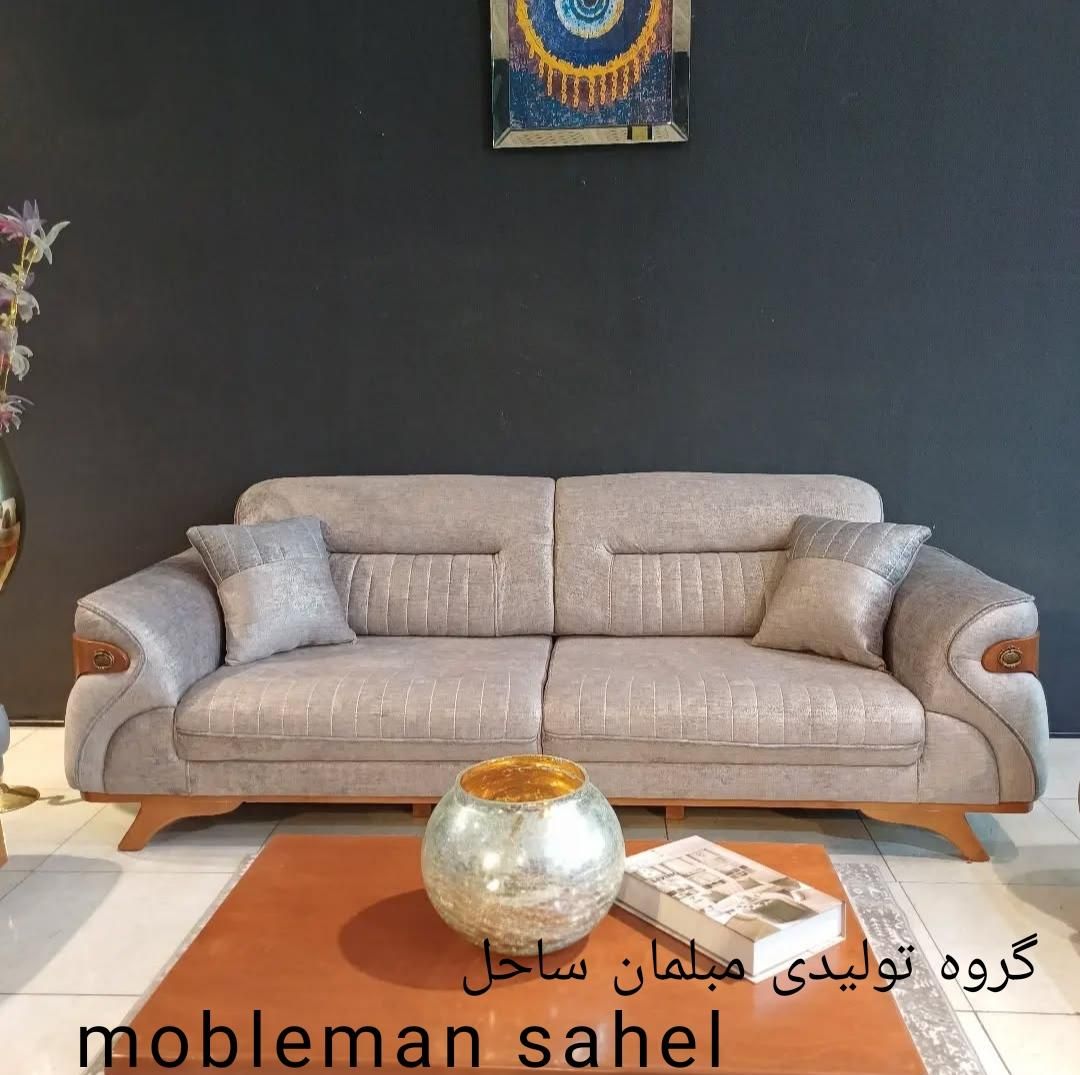 مبل(دوخت آمریکایی)راحتی چسترمدل کارتین 8نفره شرکتی|مبلمان خانگی و میز عسلی|هشتگرد, |دیوار