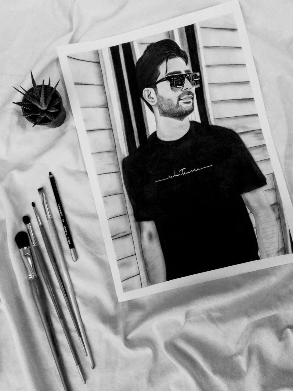 سفارش طراحی سیاه قلم با بهترین متریال و قیمت|تابلو، نقاشی، عکس|تربت‌حیدریه, شهید بهشتی|دیوار