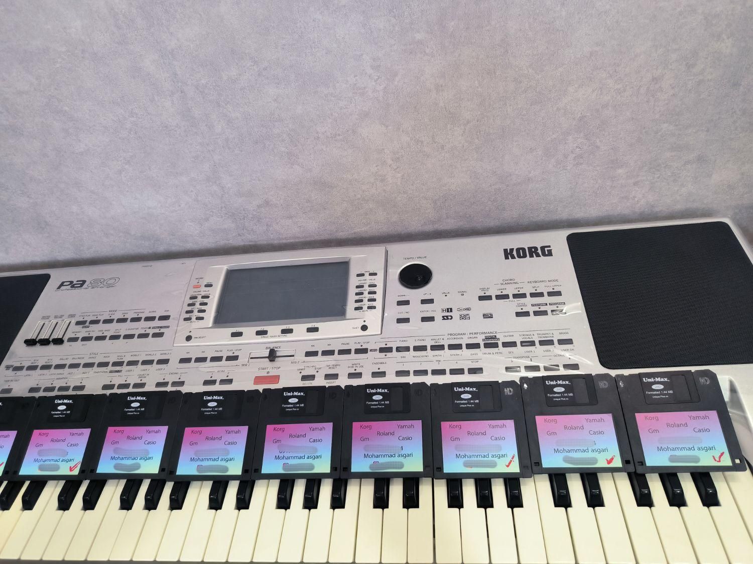 ریتم،فلاپی،ست،کرگ،یاماها رولند جیام موکو|پیانو، کیبورد، آکاردئون|قم, خاکفرج|دیوار