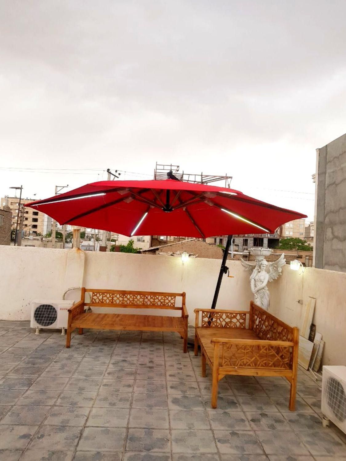 چتر سایبان های چتری پایه وسط و کنار سایه بان|فروشگاه و مغازه|مشهد, رسالت|دیوار