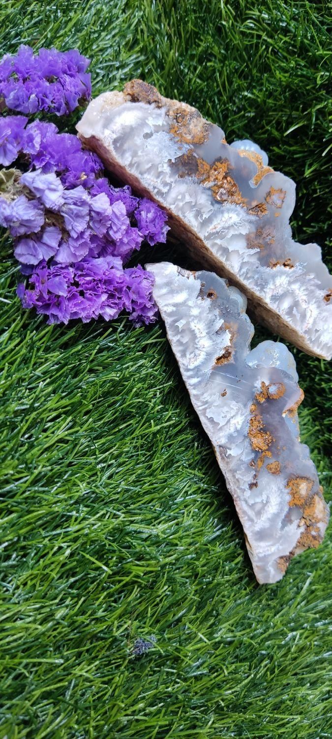 سنگ عقیق سلیمانی با رگه های شجر زمستانه|جواهرات|کیش, |دیوار