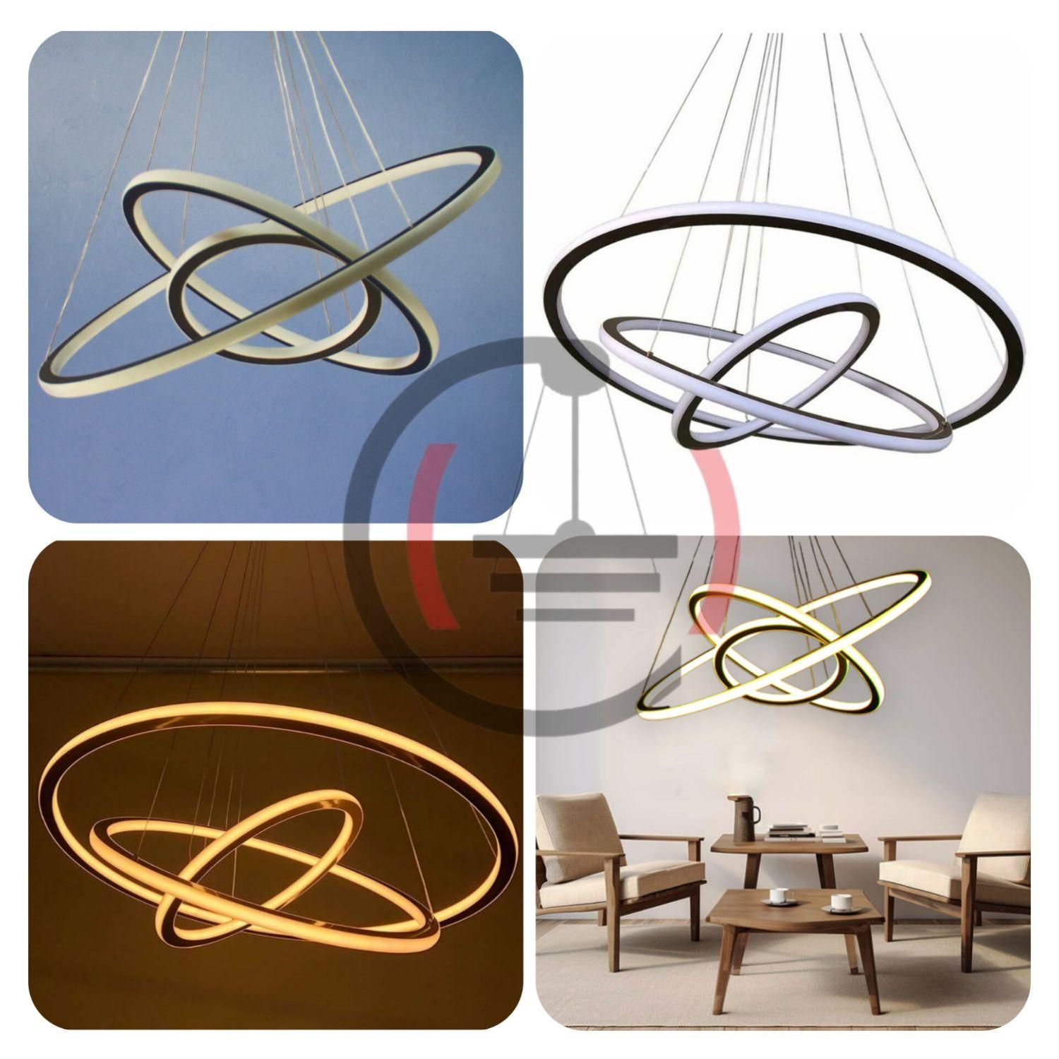 لوستر مدرن رکسانا مدل PD370 دو طرف نور|لوستر و چراغ آویز|تهران, شارق|دیوار