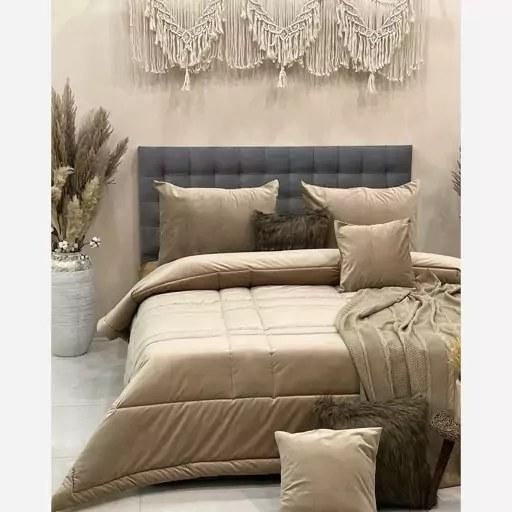 روتختی مخمل ترک ۸ تیکه|رختخواب، بالش، پتو|کرمان, |دیوار