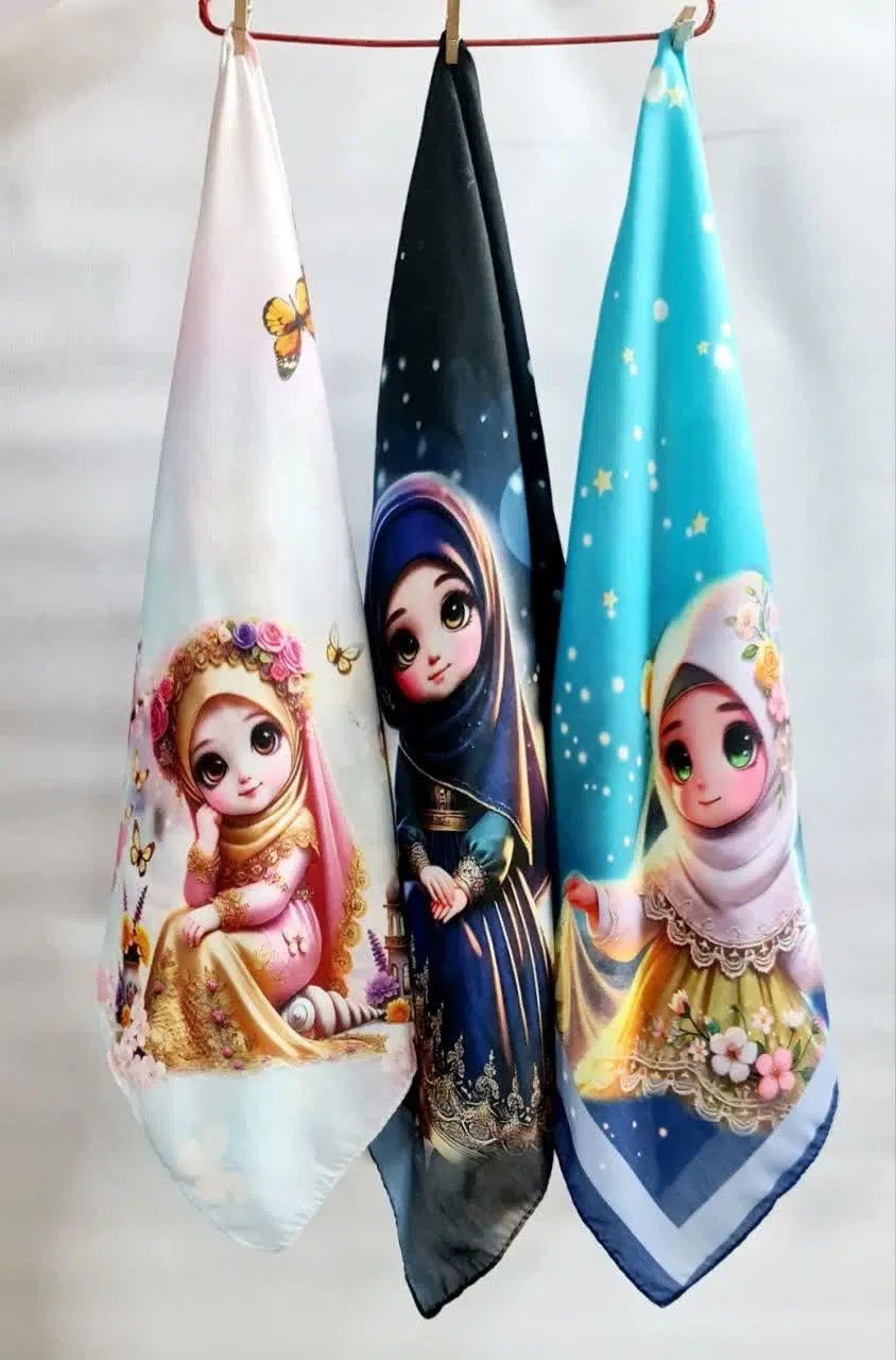 روسری فاطیما سرمه‌ای طلایی با زمینه سرمه‌ای|لباس|تهران, امام حسین|دیوار