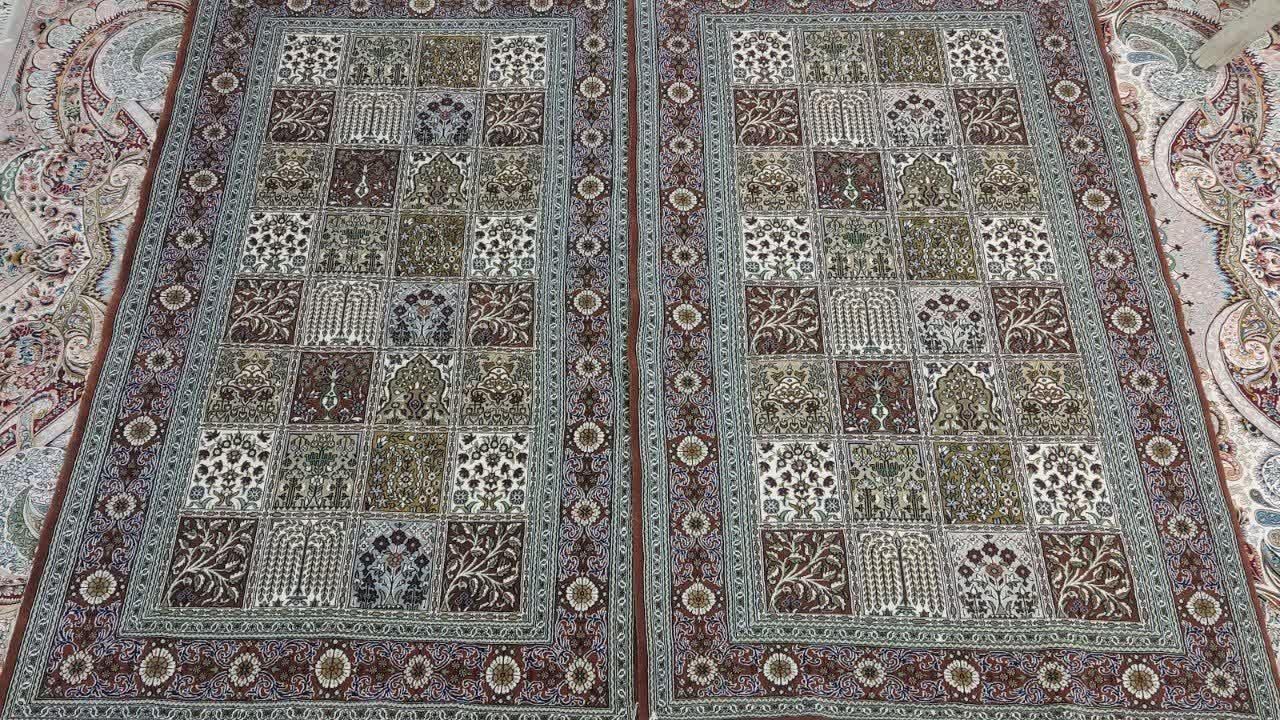 قالی دستبافت|فرش|قم, باجک یک|دیوار