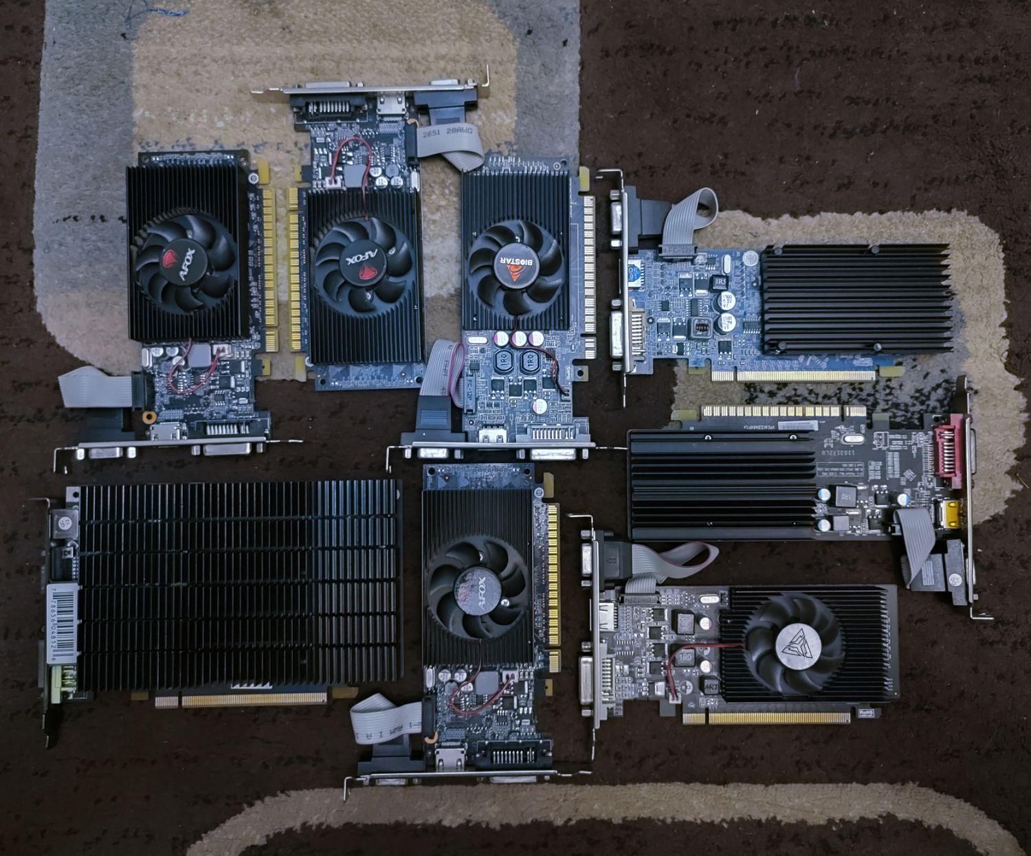 کارت گرافیک 1GB و 2GB نسل DDR3 و DDR2|قطعات و لوازم جانبی رایانه|تهران, دروازه شمیران|دیوار