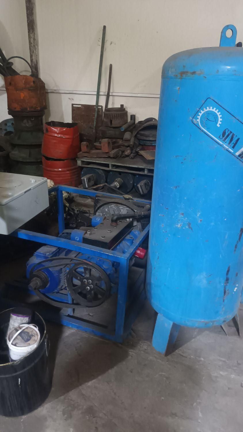 کمپرسور باد ۴ سیلندر|ابزارآلات|تهران, فرحزاد|دیوار