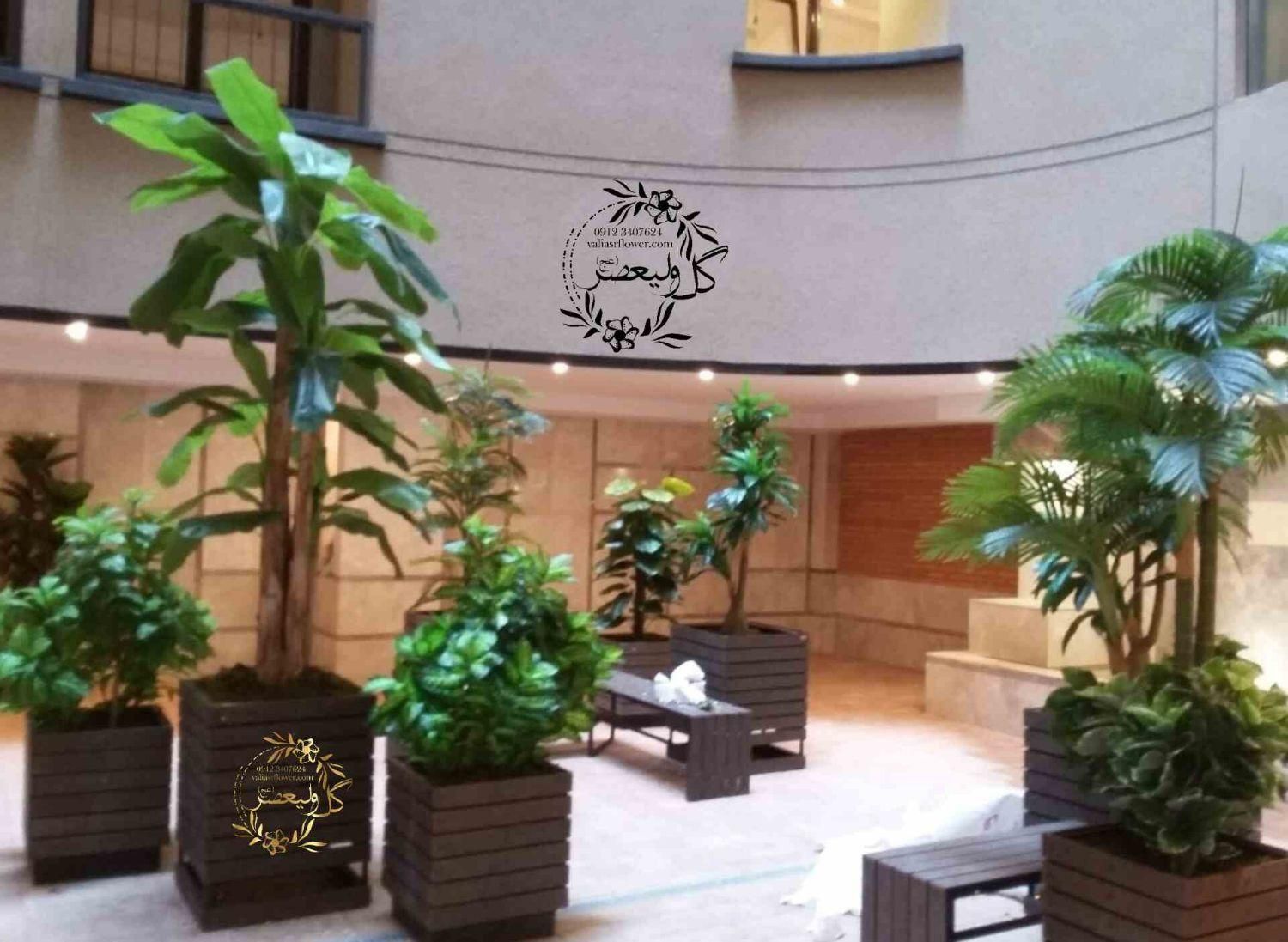 نخل نیکولای(اجرا گل مصنوعی برای فلاورباکس اداری)|گل مصنوعی|تهران, بازار|دیوار