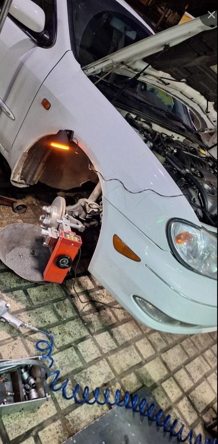 تراش و تابگیری دیسک چرخ روکار|خدمات موتور و ماشین|کرمانشاه, |دیوار