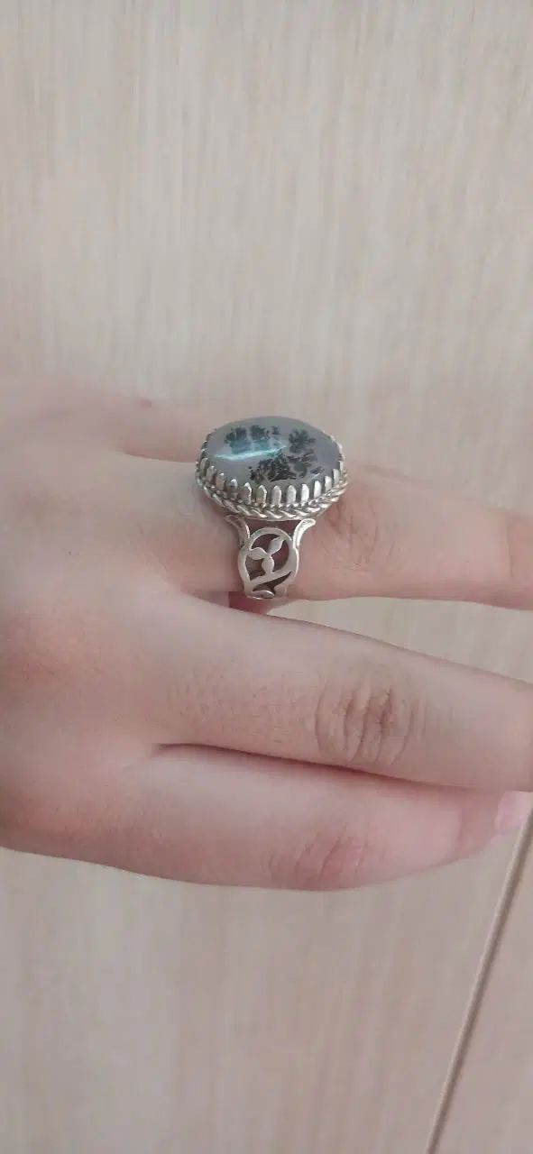 انگشتر شجر نقره ۹۲۵ کار دست استاد عسگری|جواهرات|اصفهان, هفتون|دیوار