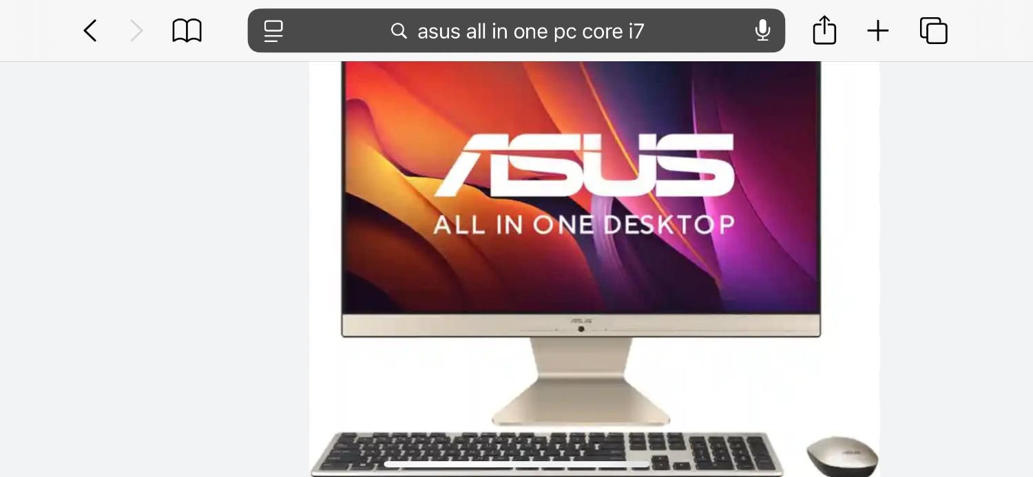 ال این وان asus ۲۴ اینچ cpu i7|رایانه رومیزی|تهران, شهرک غرب|دیوار