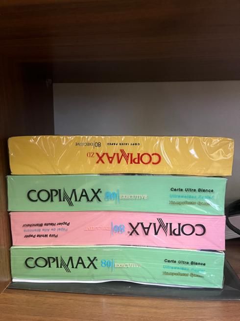 کاغذ A5و A4 رنگی و سفید COPIMAX|لوازم التحریر|تهران, سیدخندان|دیوار