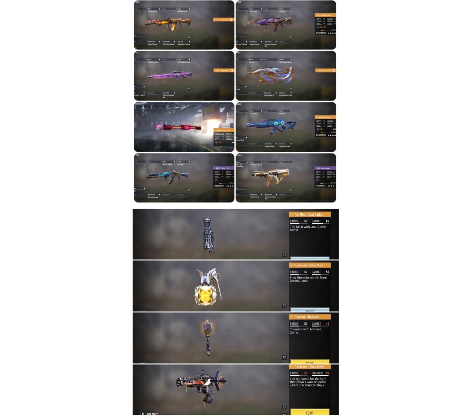 اکانت ۶ گان لجند ، ۶ کاراکتر گردونه(توافقی)|کنسول، بازی ویدئویی و آنلاین|اصفهان, کوی گلزار|دیوار