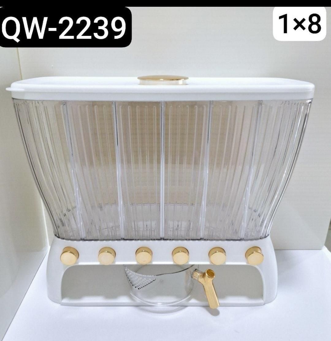 جا حبوبات ۶ خانه گردان با پایه طلایی|ظروف نگهدارنده، پلاستیکی، یک‌بارمصرف|اصفهان, شاهد|دیوار