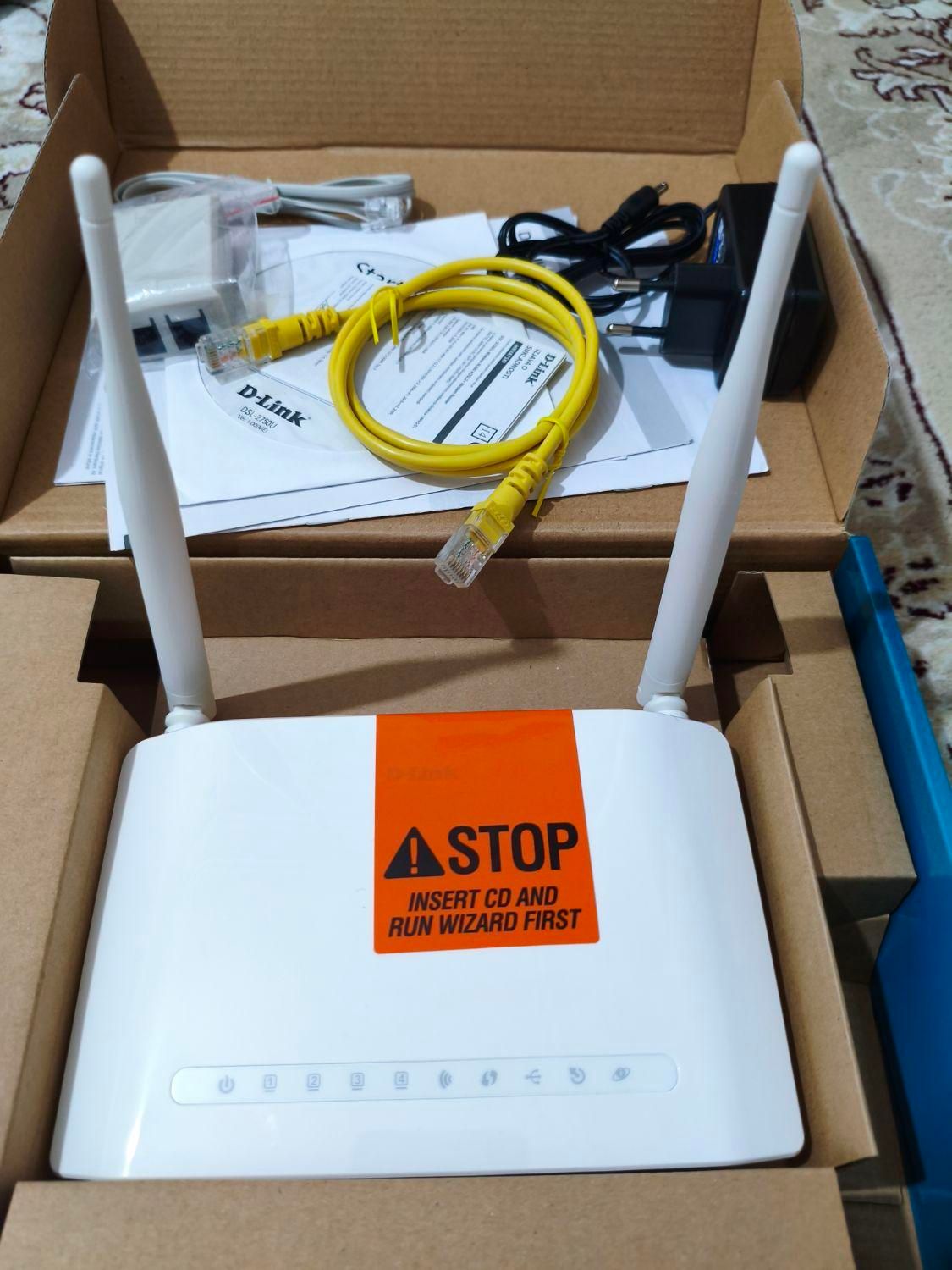 مودم دی لینک DSL-2750U|مودم و تجهیزات شبکه|شیراز, گلشن|دیوار