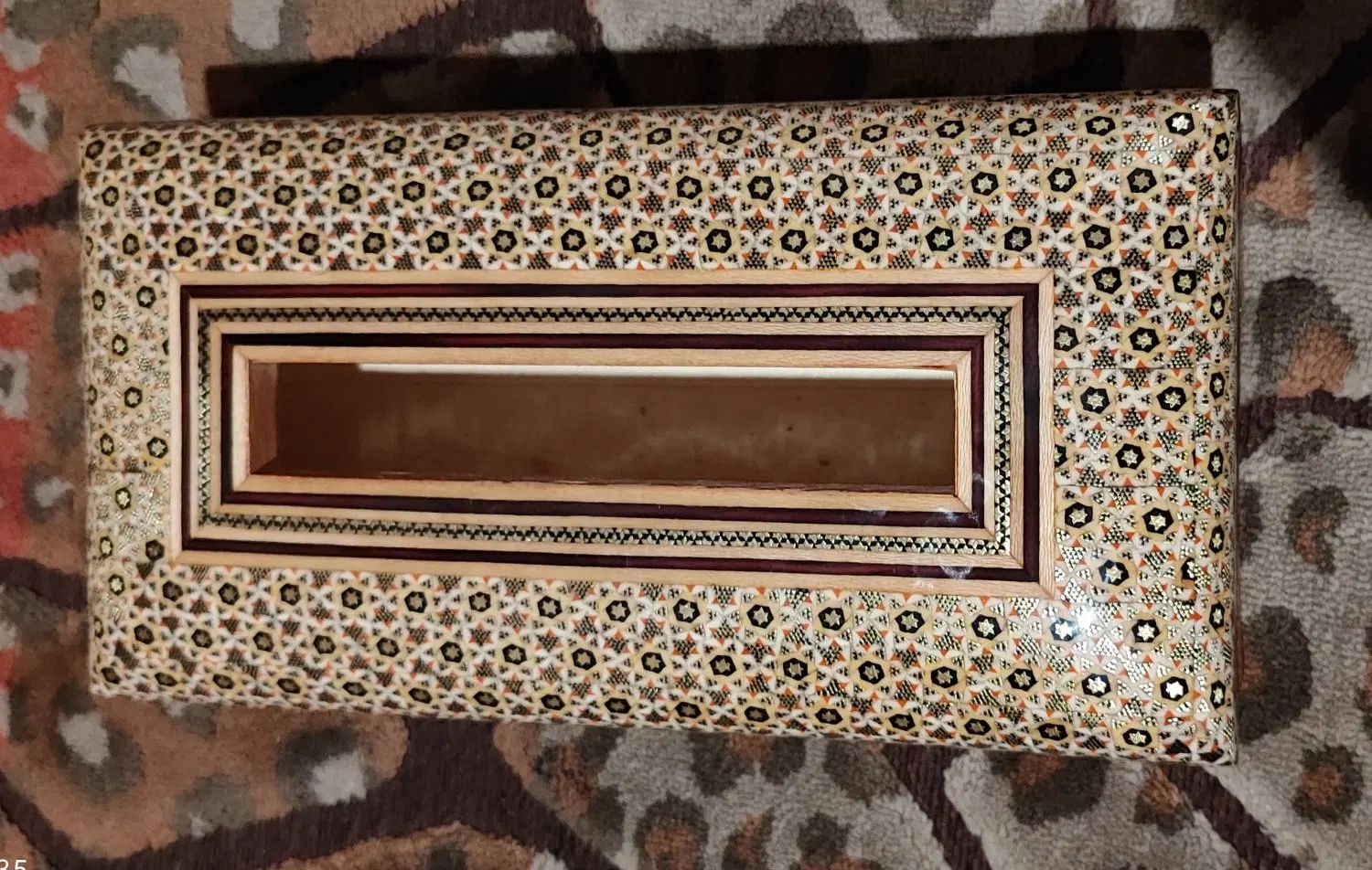 جعبه دستمال کاغذی حاتم کاری و بقاب مینا کاری|صنایع دستی و سایر لوازم تزئینی|تهران, کامرانیه|دیوار