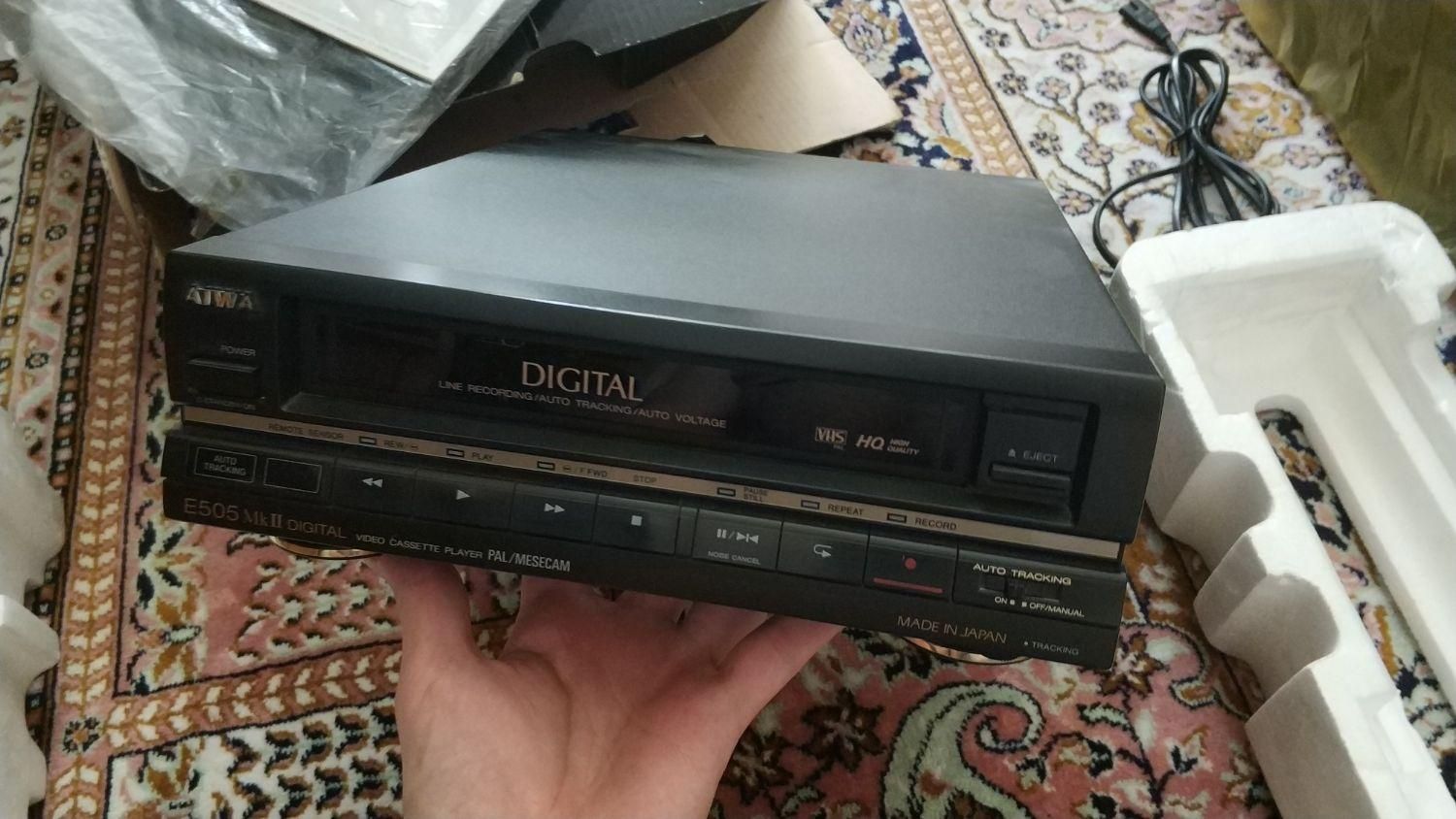 دستگاه وی‌اچ‌اس VHS آیوا AIWA اصل|پخش‌کننده DVD و ویدیو|تهران, کوی مهران|دیوار
