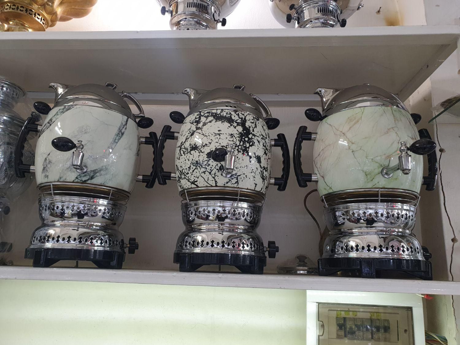 te کارگاهda3 سماور گازی برنجی برقی ذغالی زغالی|سماور، چایساز، قهوهساز|اصفهان, دستگرده|دیوار