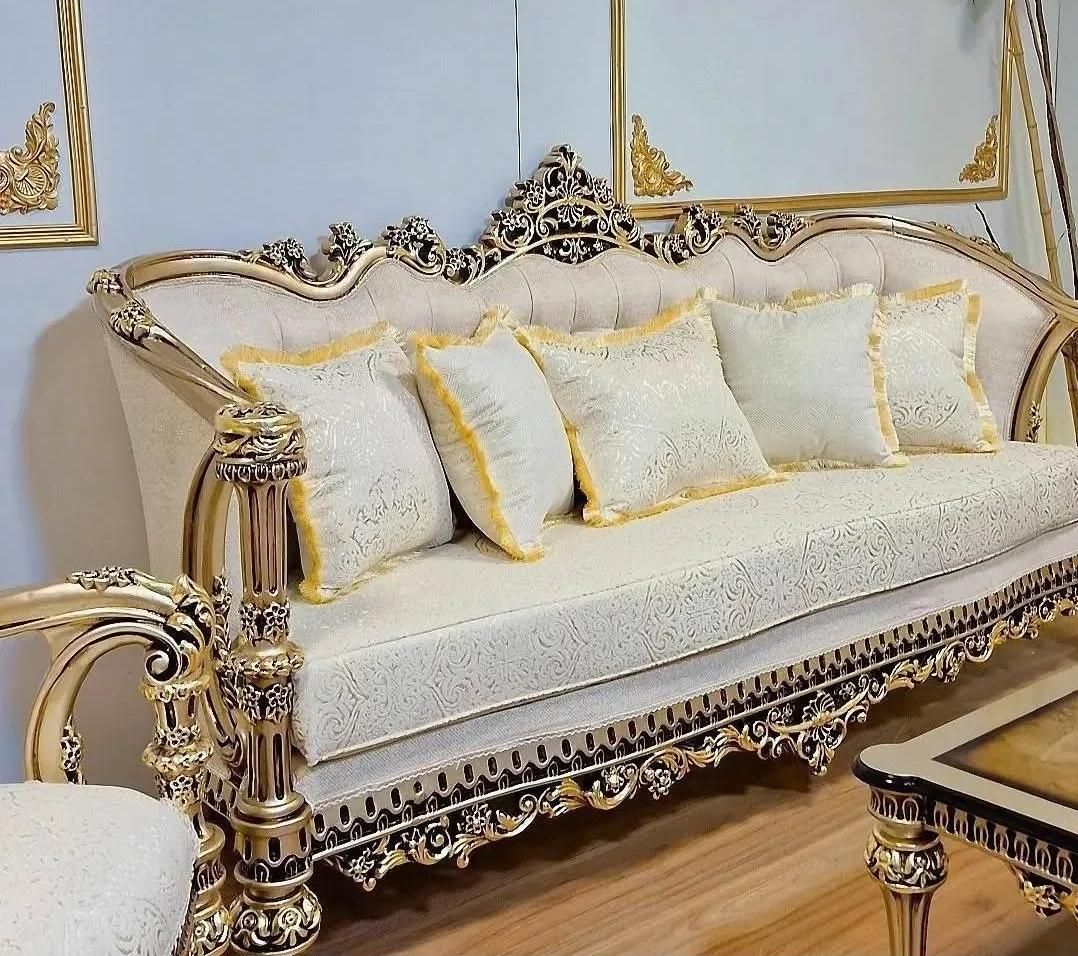 مبل سلطنتی خاطره ۷نفره با ۳جلومبلی کامل|مبلمان خانگی و میز عسلی|ارومیه, |دیوار