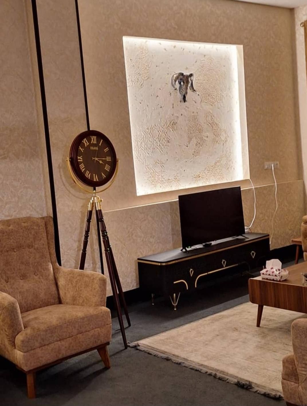 منزل مبله مرکز شهر|اجارهٔ کوتاه‌مدت آپارتمان و سوئیت|شیراز, باغ تخت|دیوار