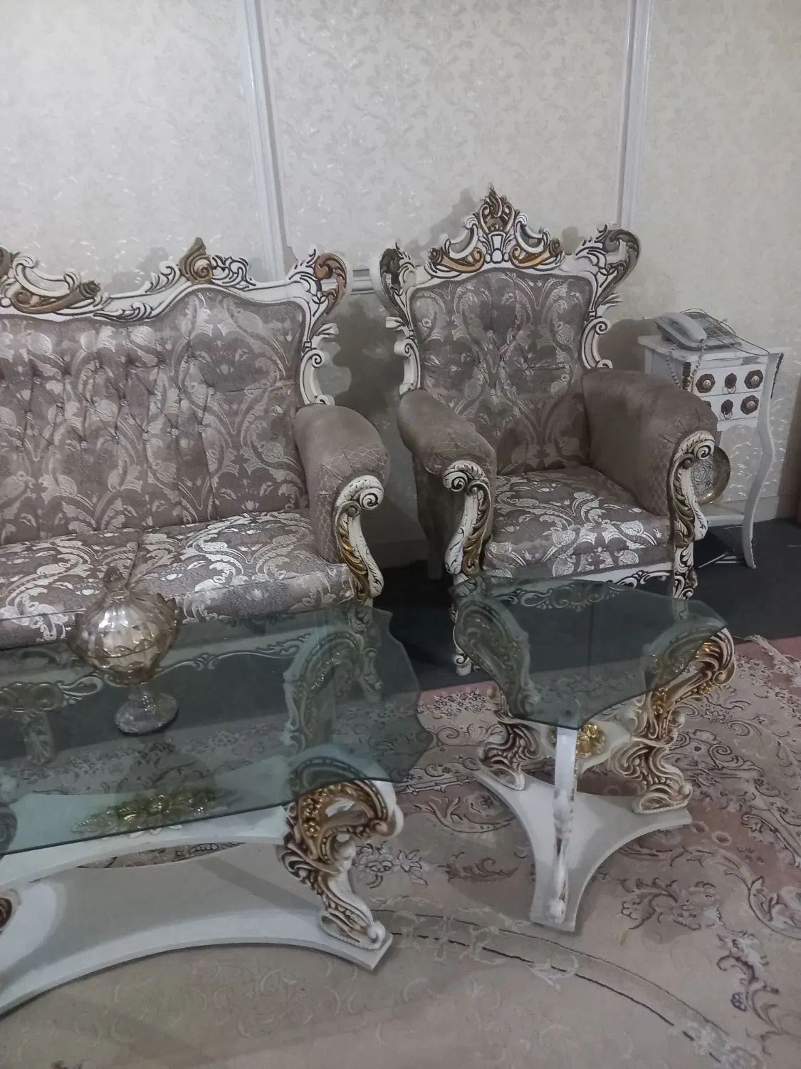 مبل ۷ نفره|مبلمان خانگی و میز عسلی|کرج, حسین‌آباد|دیوار